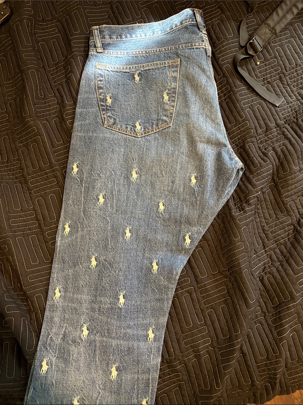 Polo by Ralph Lauren Denim Straight Jeans with Signature Pony Embroidery